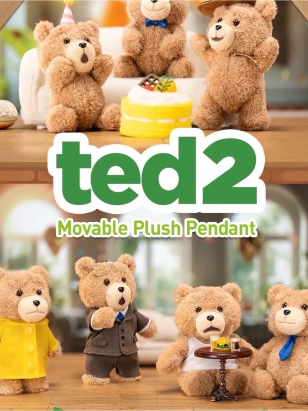 POP MART TED2 Cowboy Bear w/FREE outfit! - Picture 10 of 11
